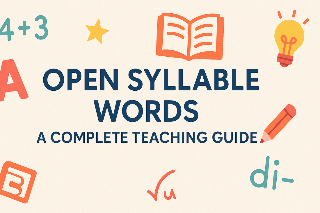 Open Syllable Words Explained: The Simple Rule That Unlocks Fluent Reading