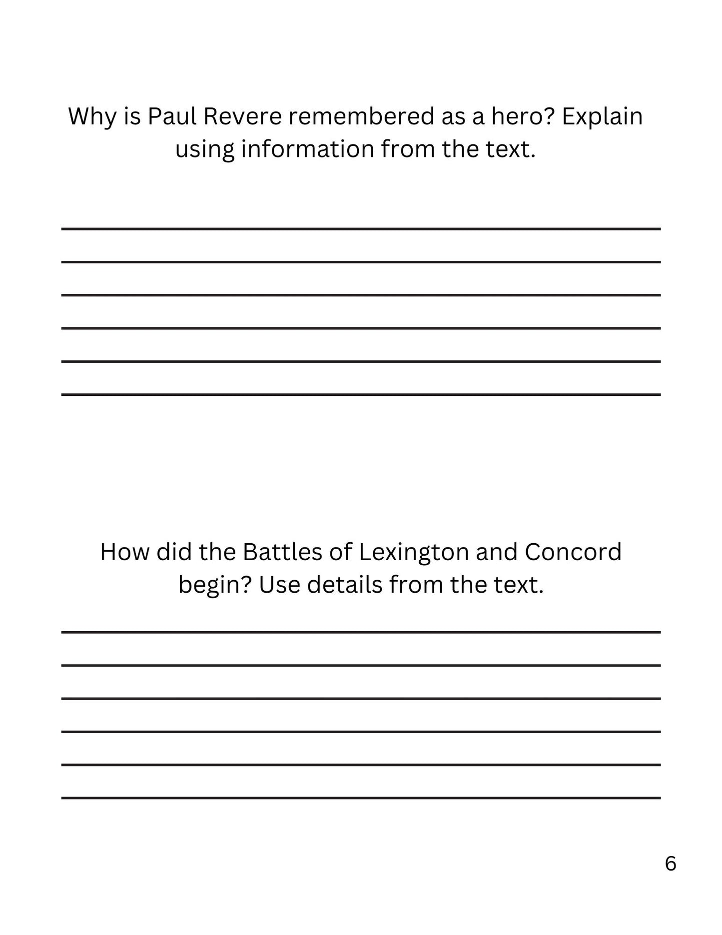 Wiz Kids Reading Test Grade 4: Stories from the American Revolution