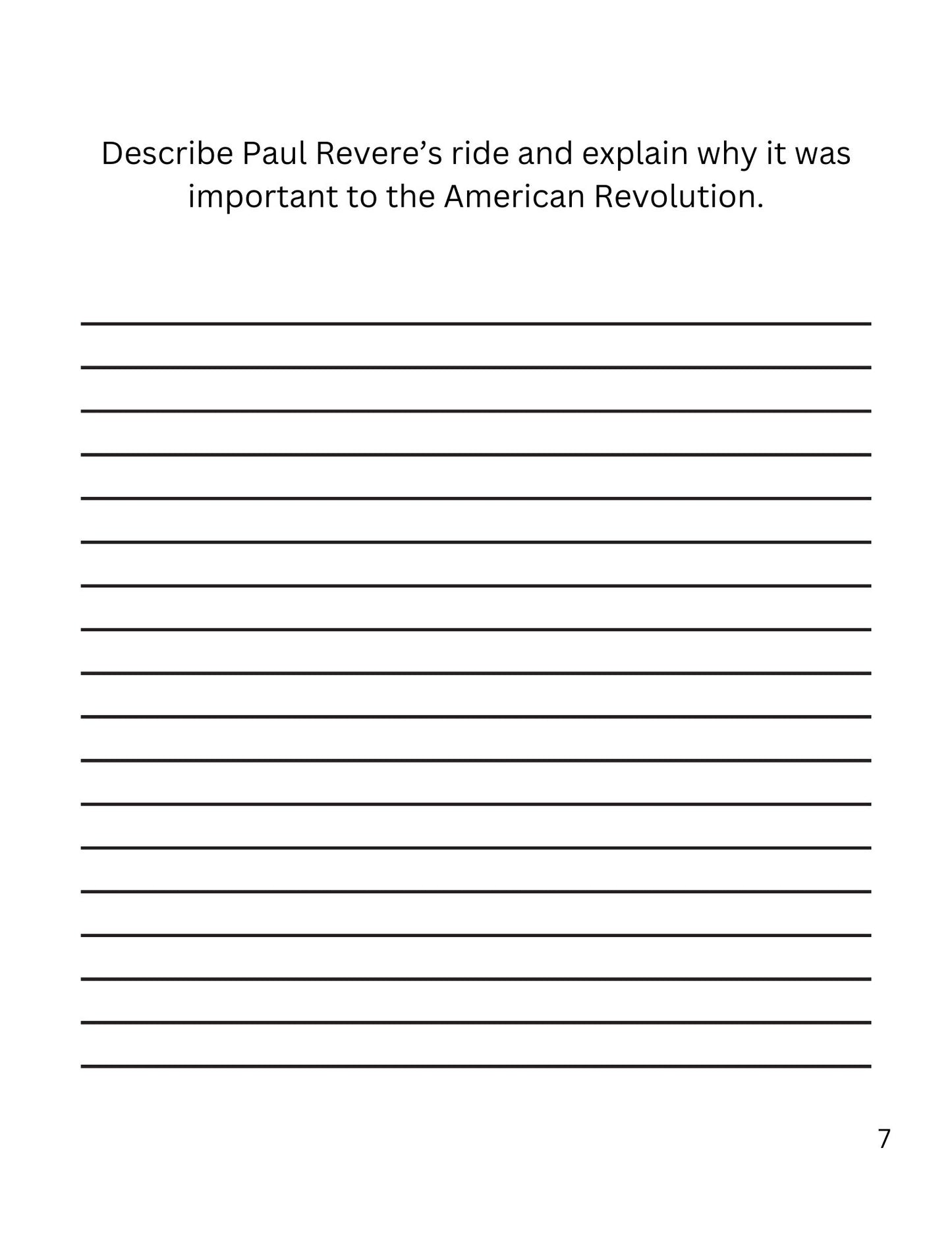 Wiz Kids Reading Test Grade 4: Stories from the American Revolution