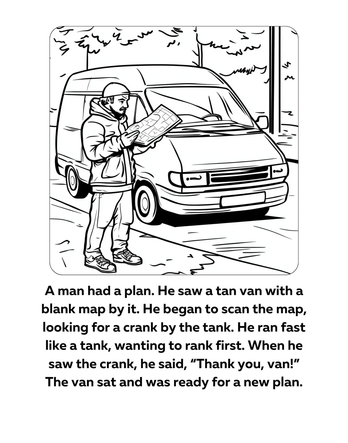 Decodable Coloring Book Word Families 1