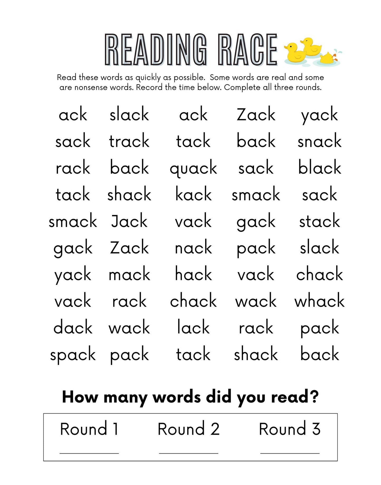 The Science of Reading Decodable Readers: Word Families Book 1