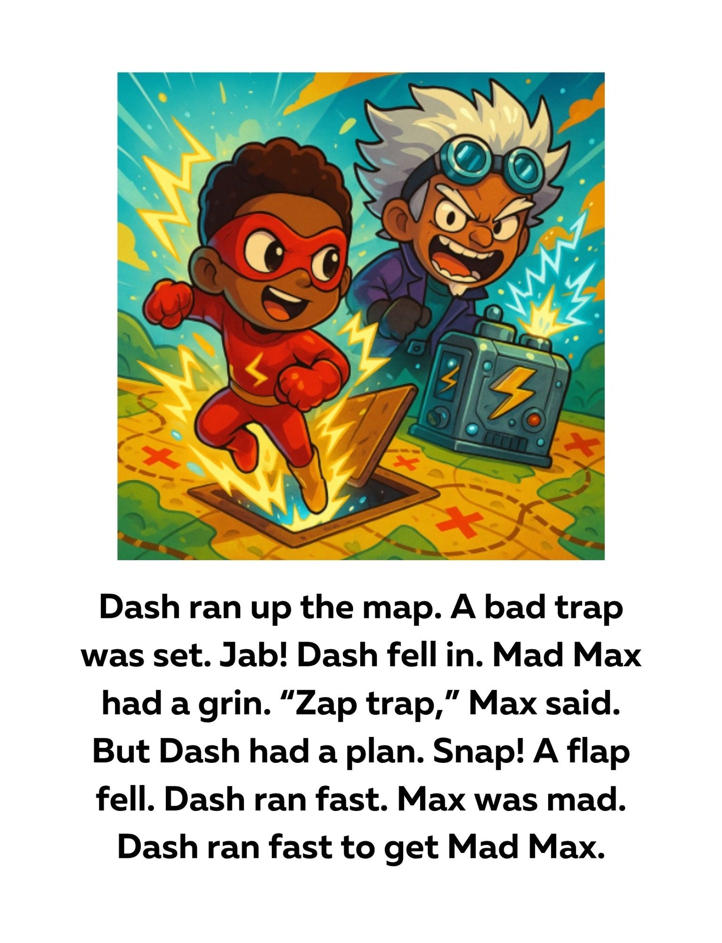 Phonics Heroes Decodable Adventures: Phonics Workbook for Beginning and Early Readers in Kindergarten and First Grade: Short Vowel Sounds