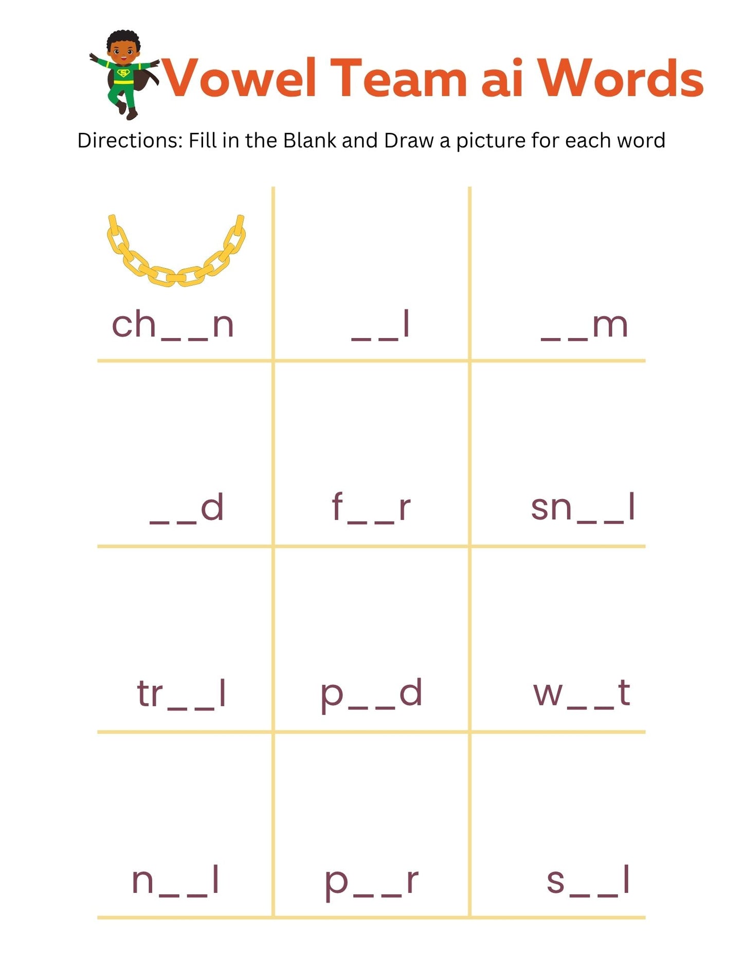 Phonics Heroes Decodable Books for K-2: Vowel Teams