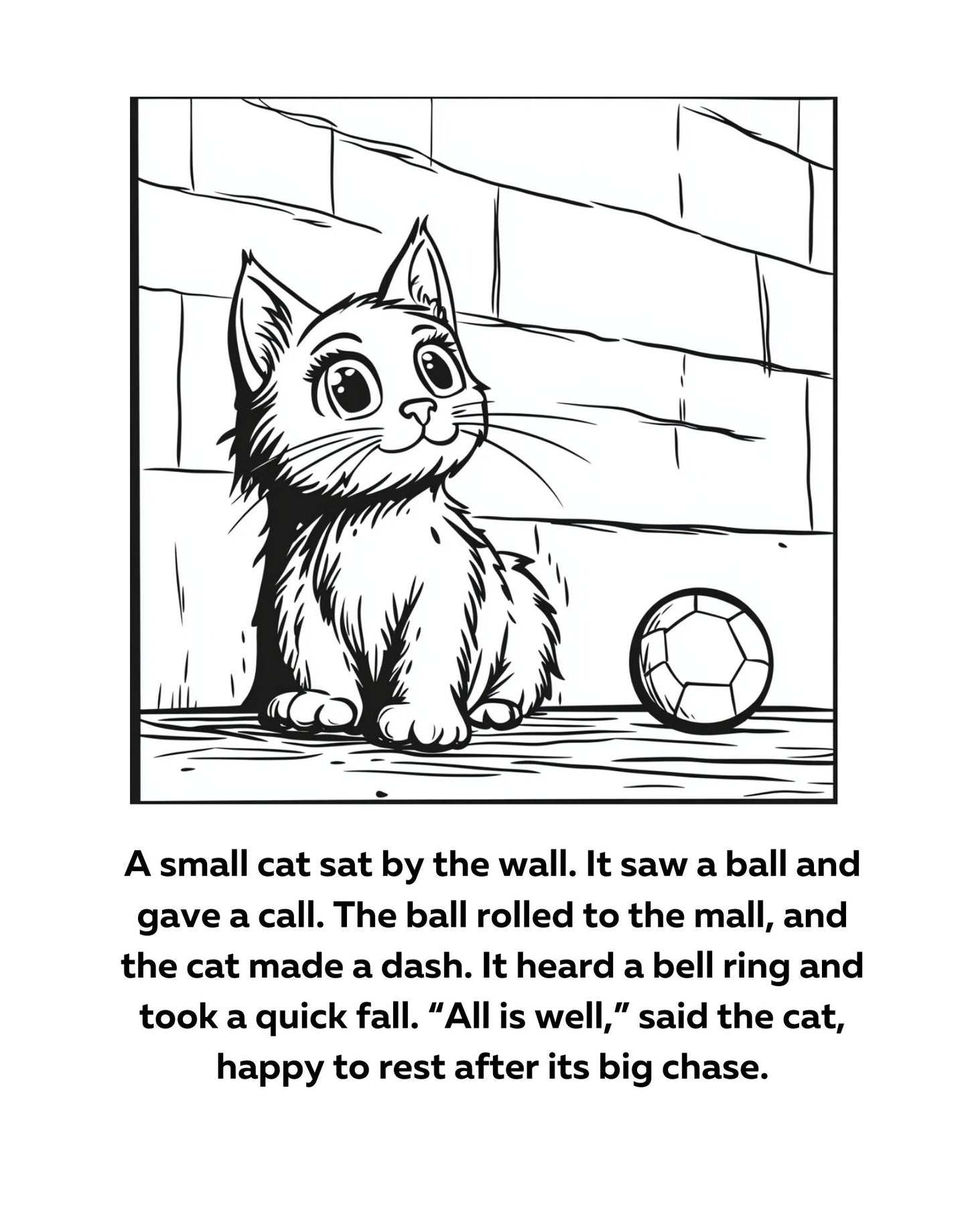 Decodable Coloring Book Word Families 1