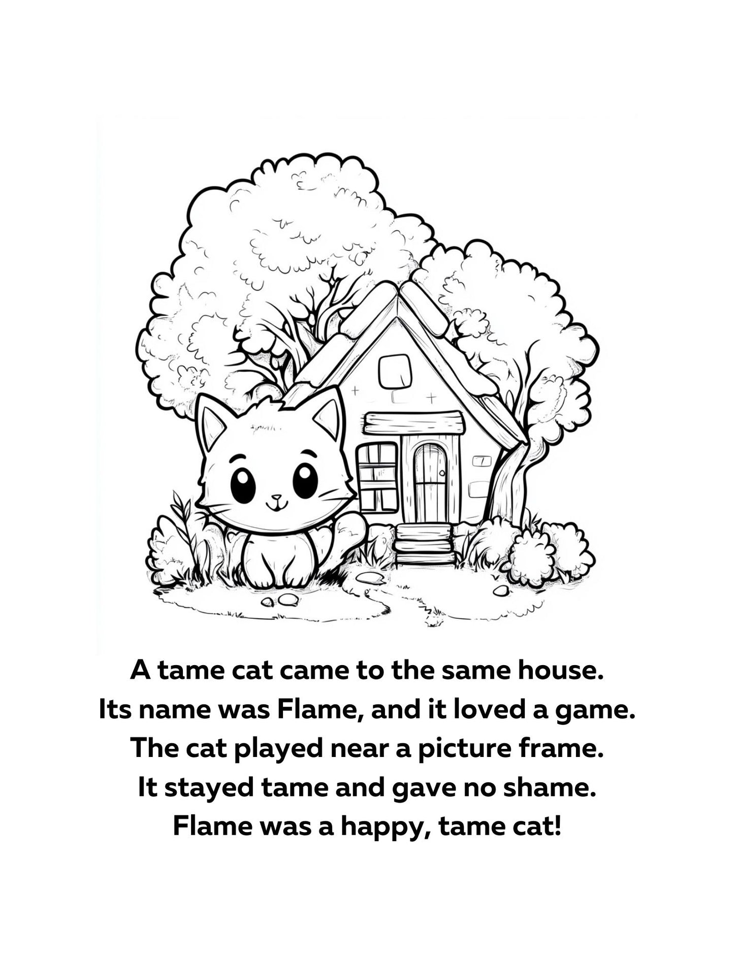 Decodable Coloring Book Word Families 3