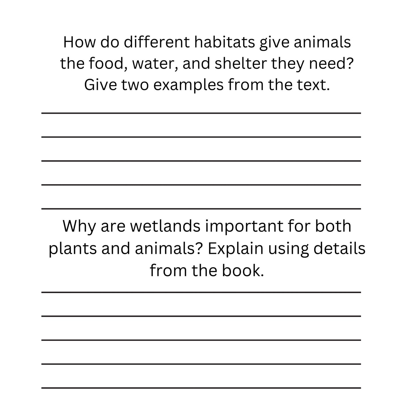 Learn to Read with Orton Gillingham Nonfiction Decodable Readers: Animal Habitats and Diphthongs. Instant Download.