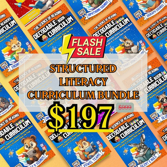 The Ultimate Structured Literacy Curriculum for Grades 3-5: 2000 Pages of Phonics, Phonemic Awareness, and Decodables