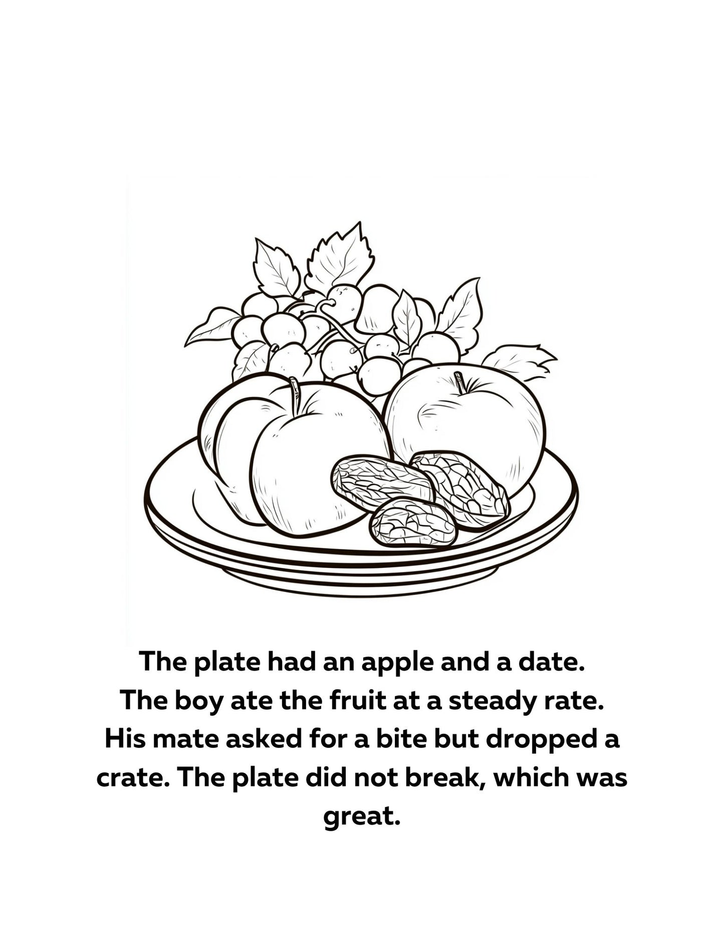 Decodable Coloring Book Word Families 3