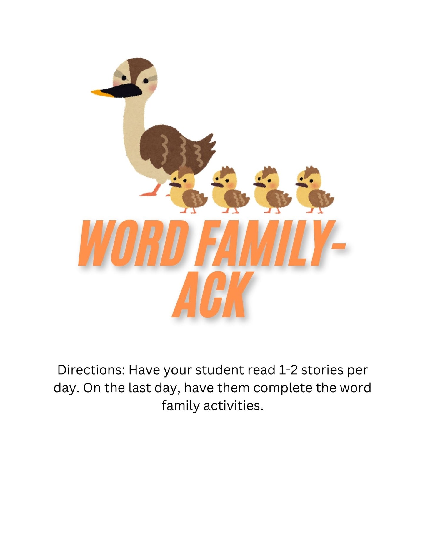 The Science of Reading Decodable Readers: Word Families Book 1