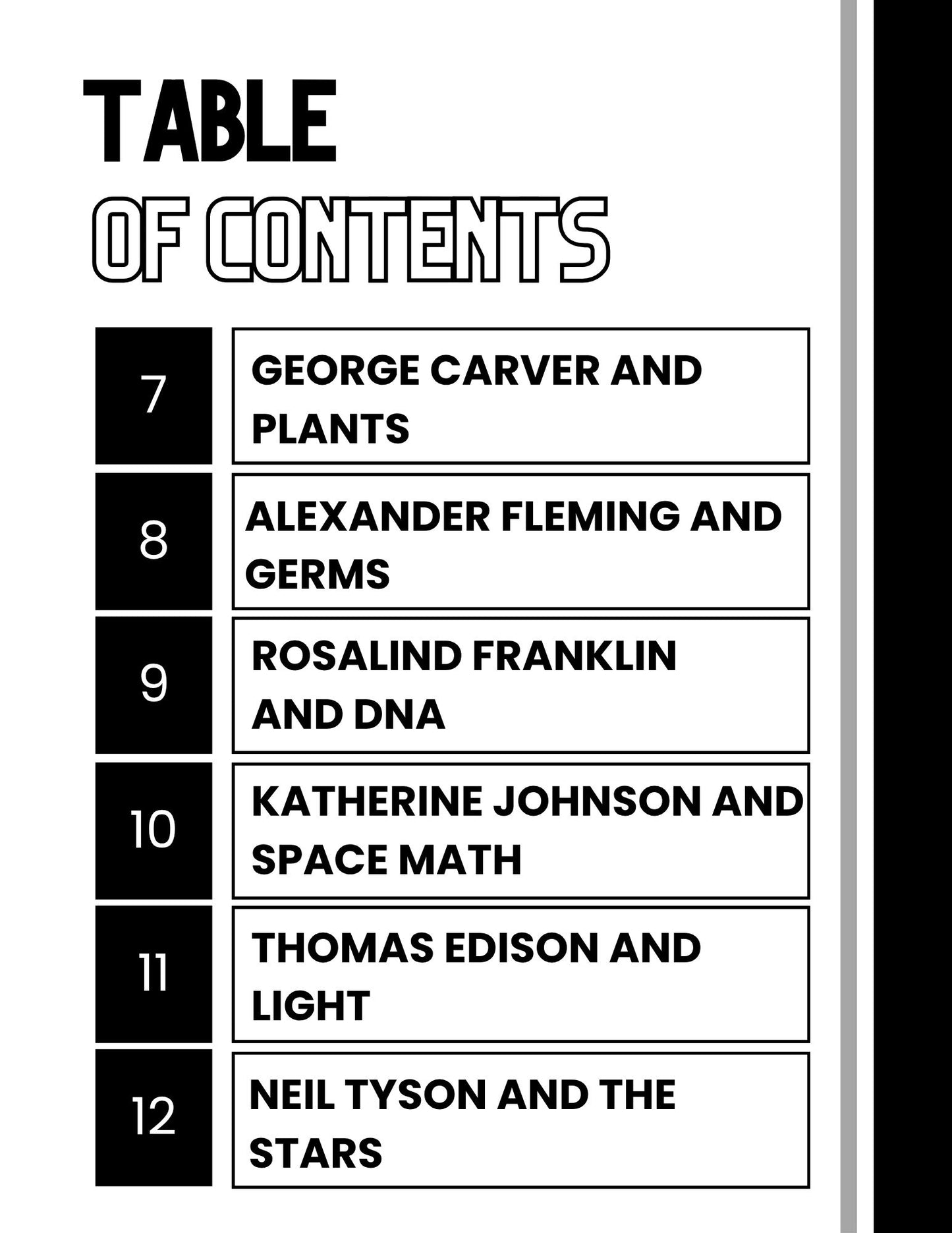 Wiz Kids Reading Test Grade 4: Famous Scientists And Their Discoveries