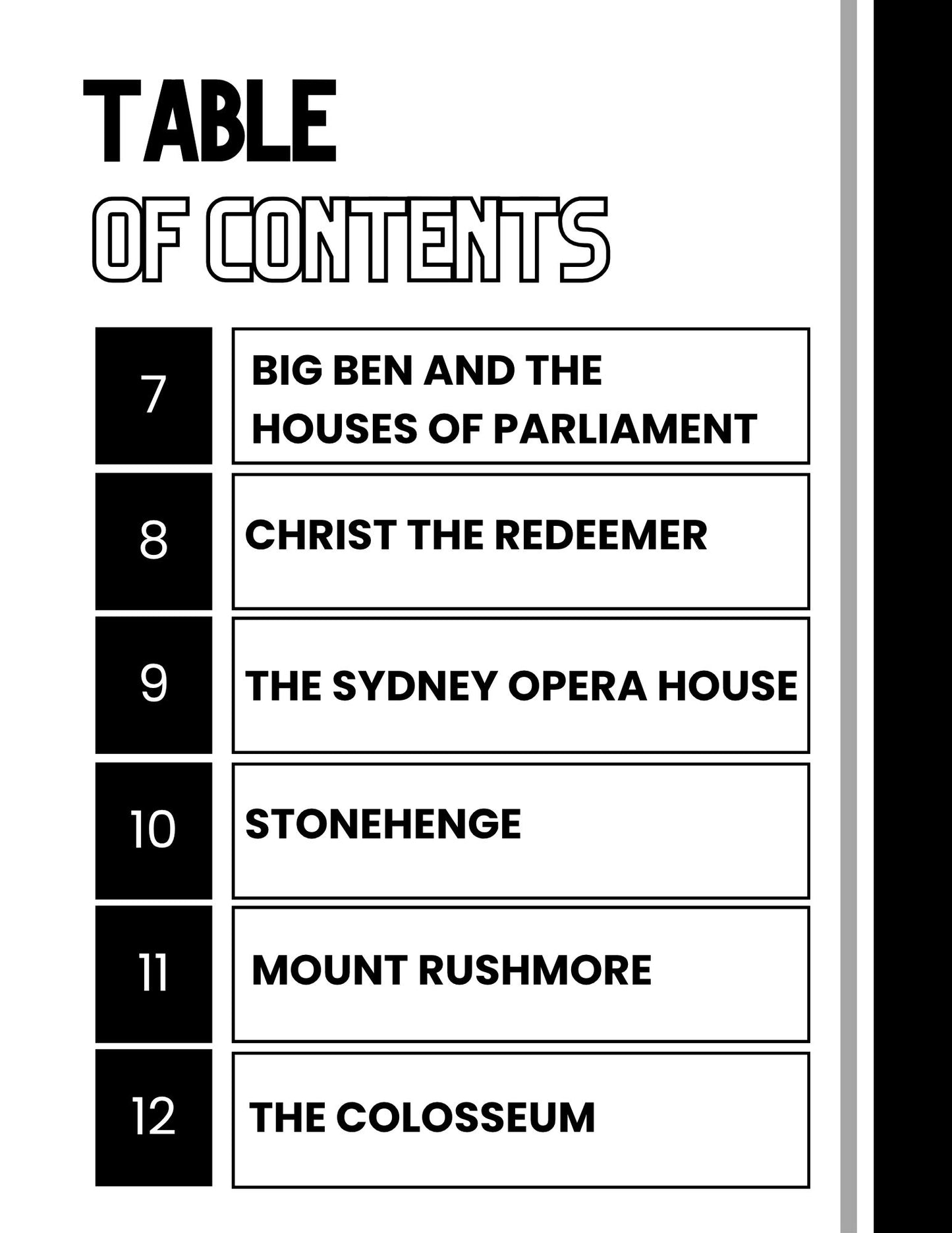 Wiz Kids Reading Test Grade 4: Famous Landmarks Around the World