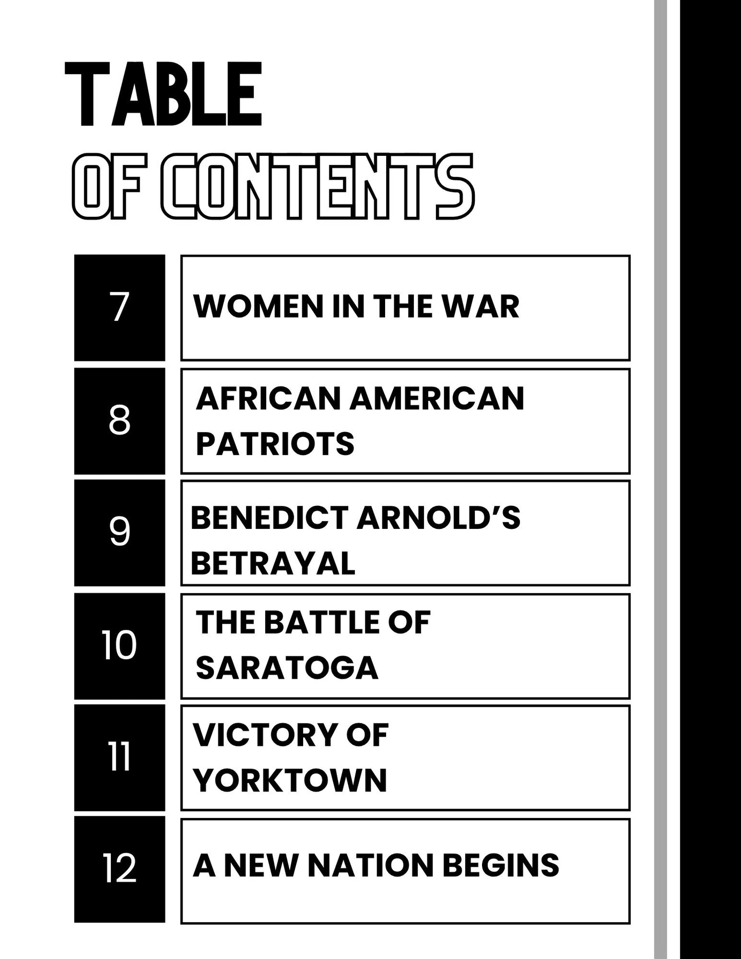 Wiz Kids Reading Test Grade 4: Stories from the American Revolution