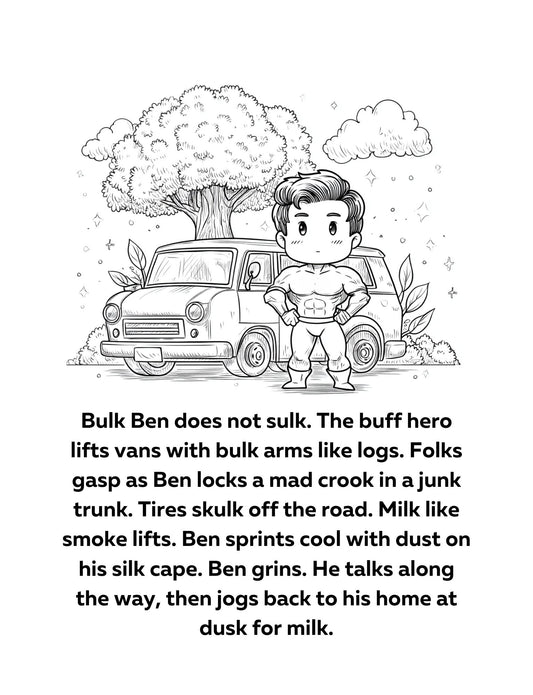 I Can Read Like A Big Kid: Superhero Phonics Readers Workbook For Ending Blends