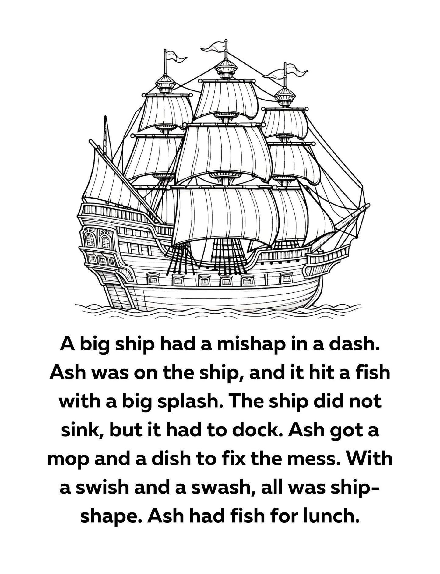 Orton Gillingham Decodable Readers Digraphs Coloring Book