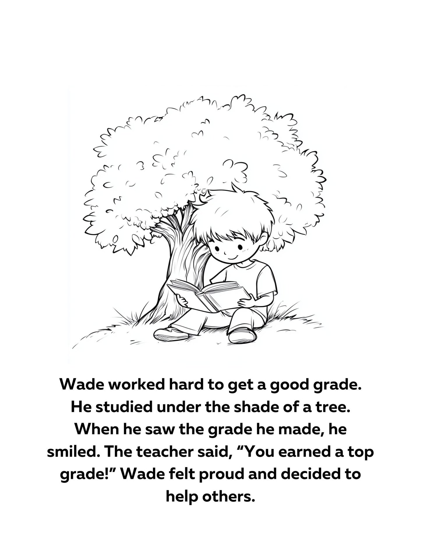 Decodable Coloring Book Word Families 3