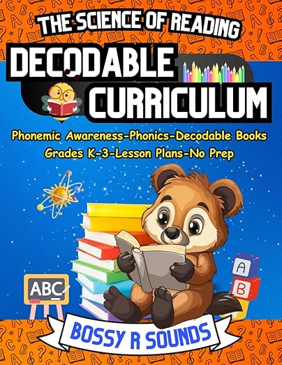 Structured Literacy Decodable Book Curriculum Bossy R