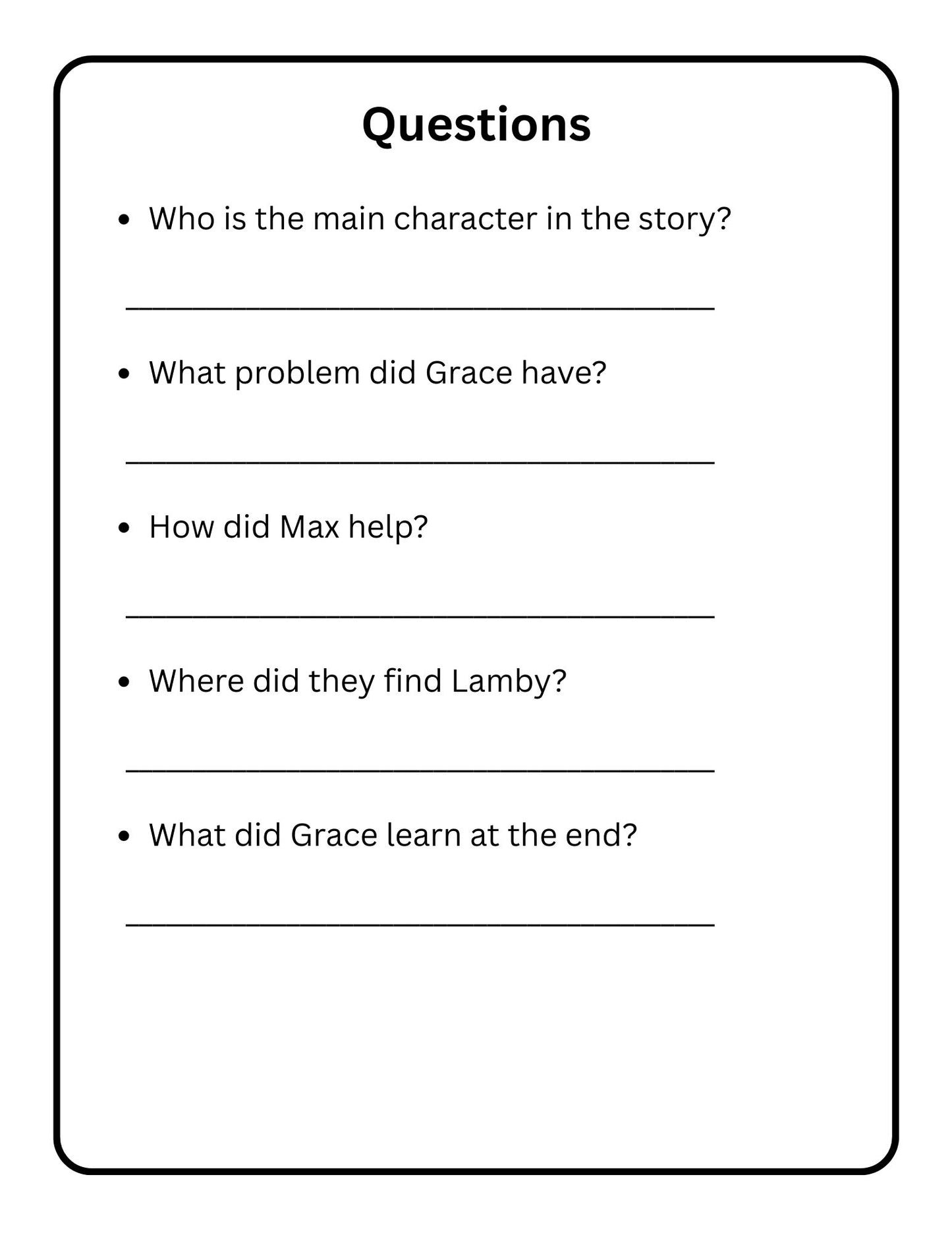 First Grade Reading Comprehension Decodable Passages 7