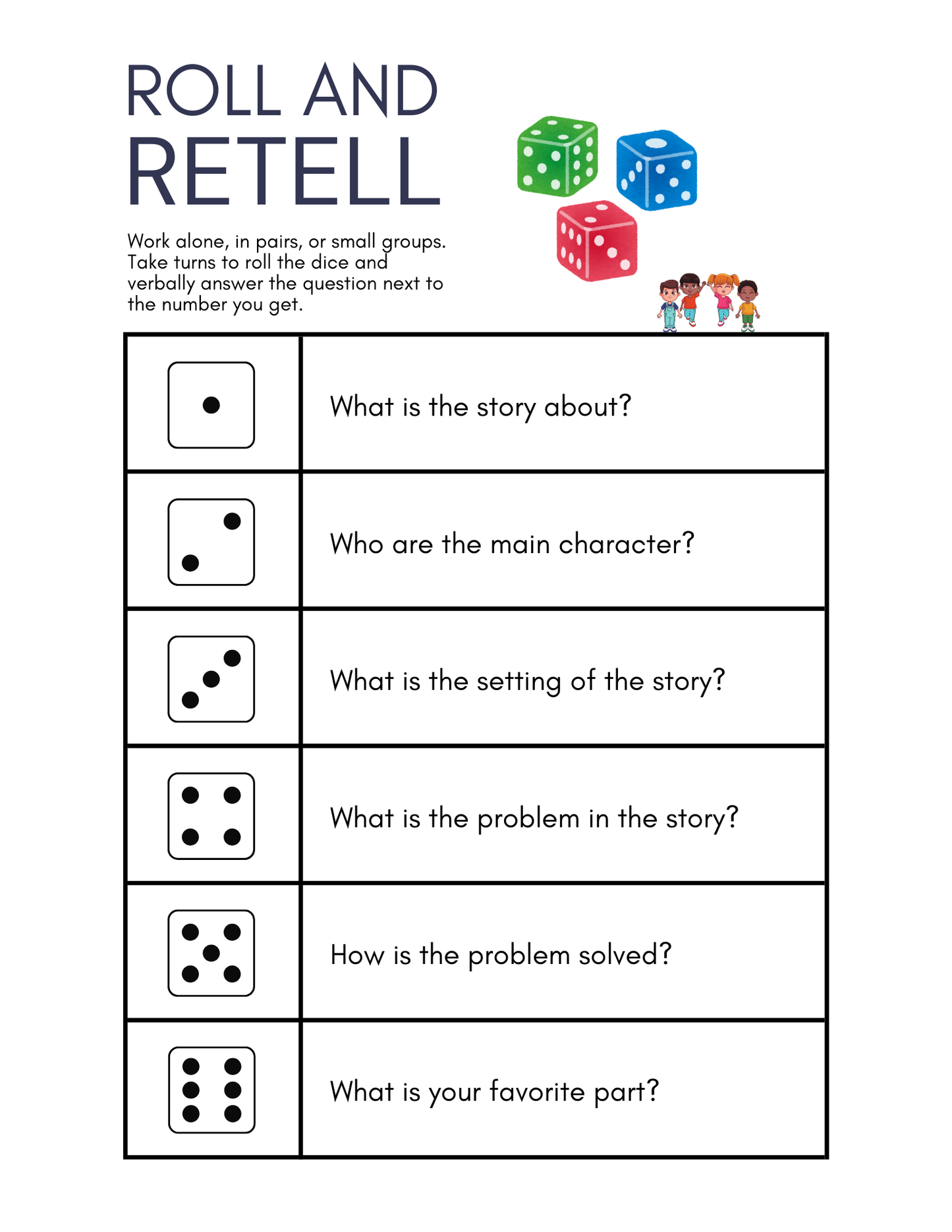 Kindergarten Reading Comprehension Decodable Passages 1