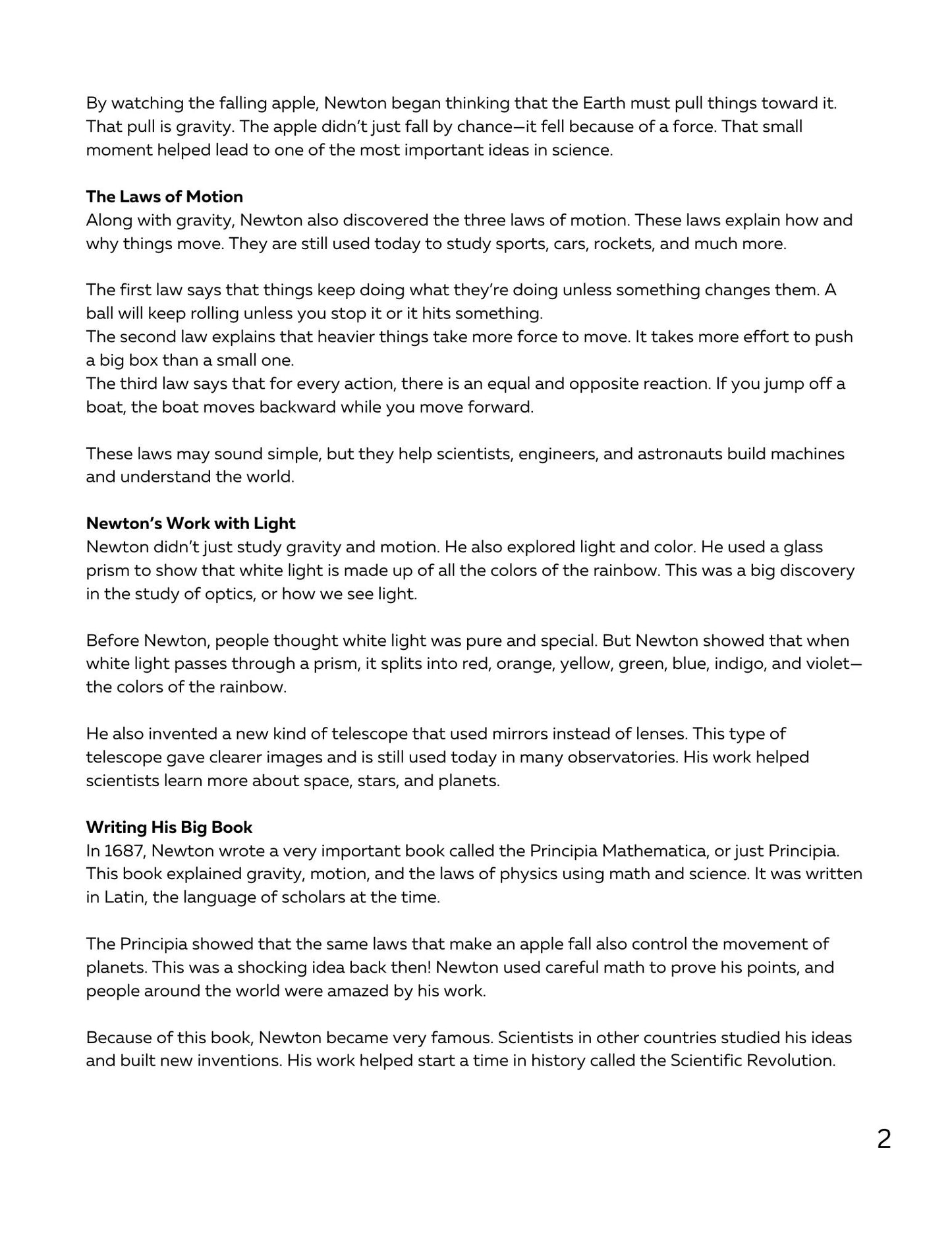Wiz Kids Reading Test Grade 4: Famous Scientists And Their Discoveries
