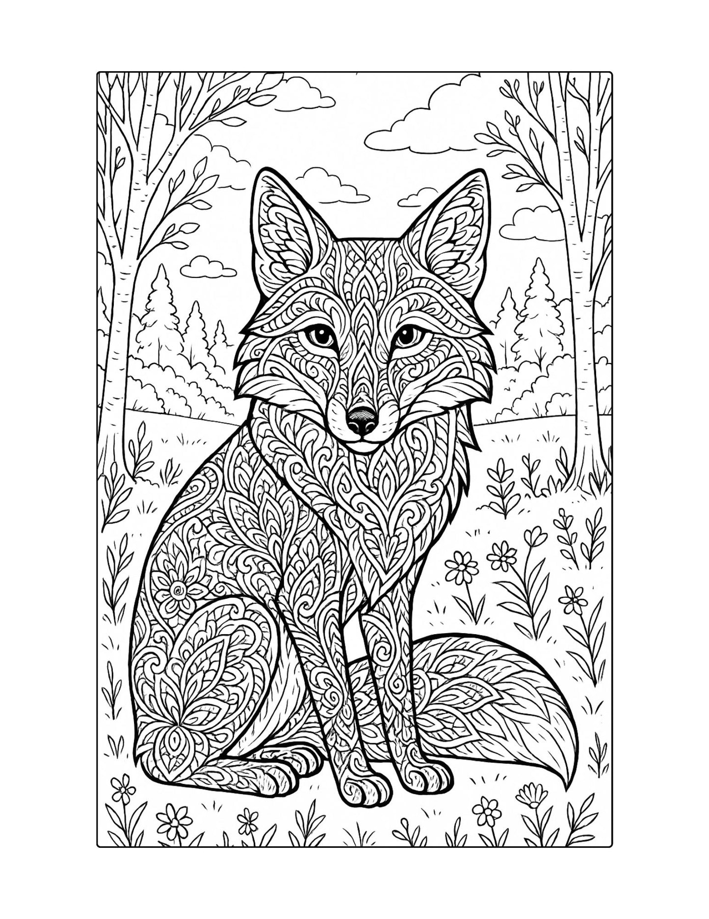 Animal Coloring Pages Reading Fluency for Second Grade