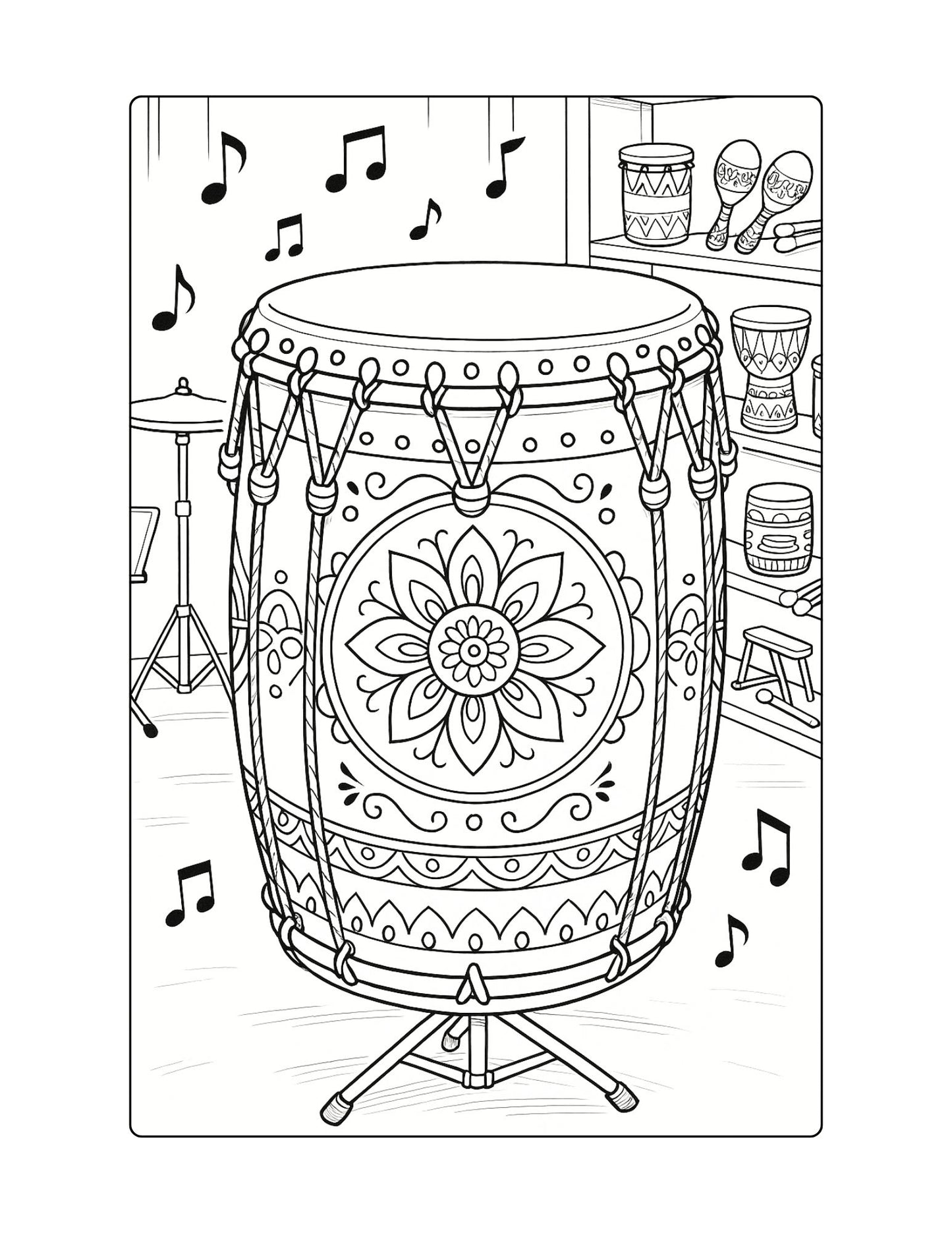 Fourth Grade Reading Fluency Music Coloring Pages