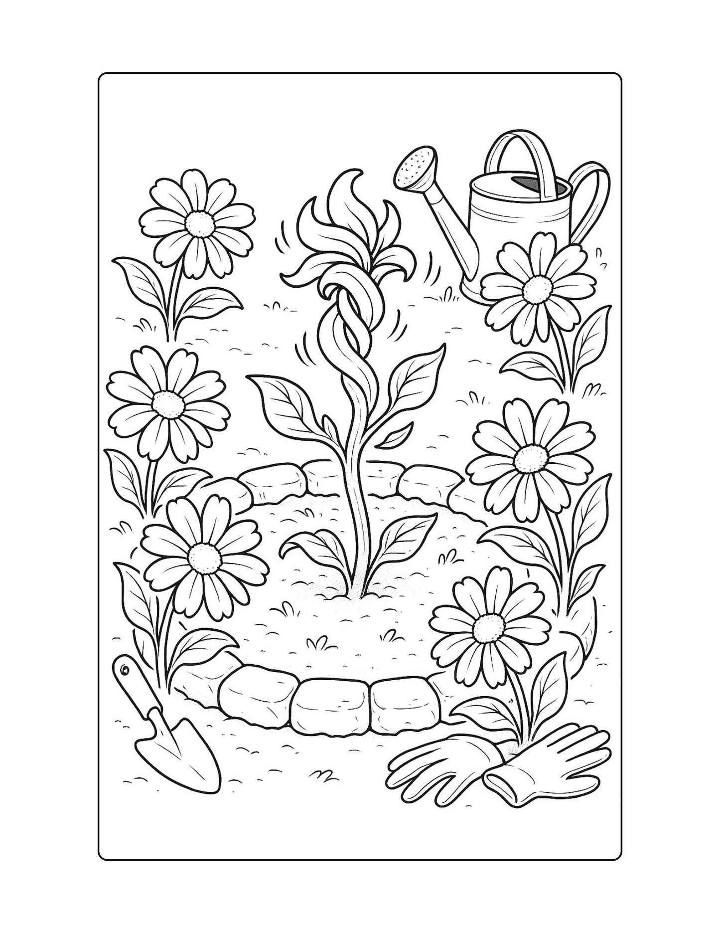 Third Grade Reading Fluency Flower Coloring Pages