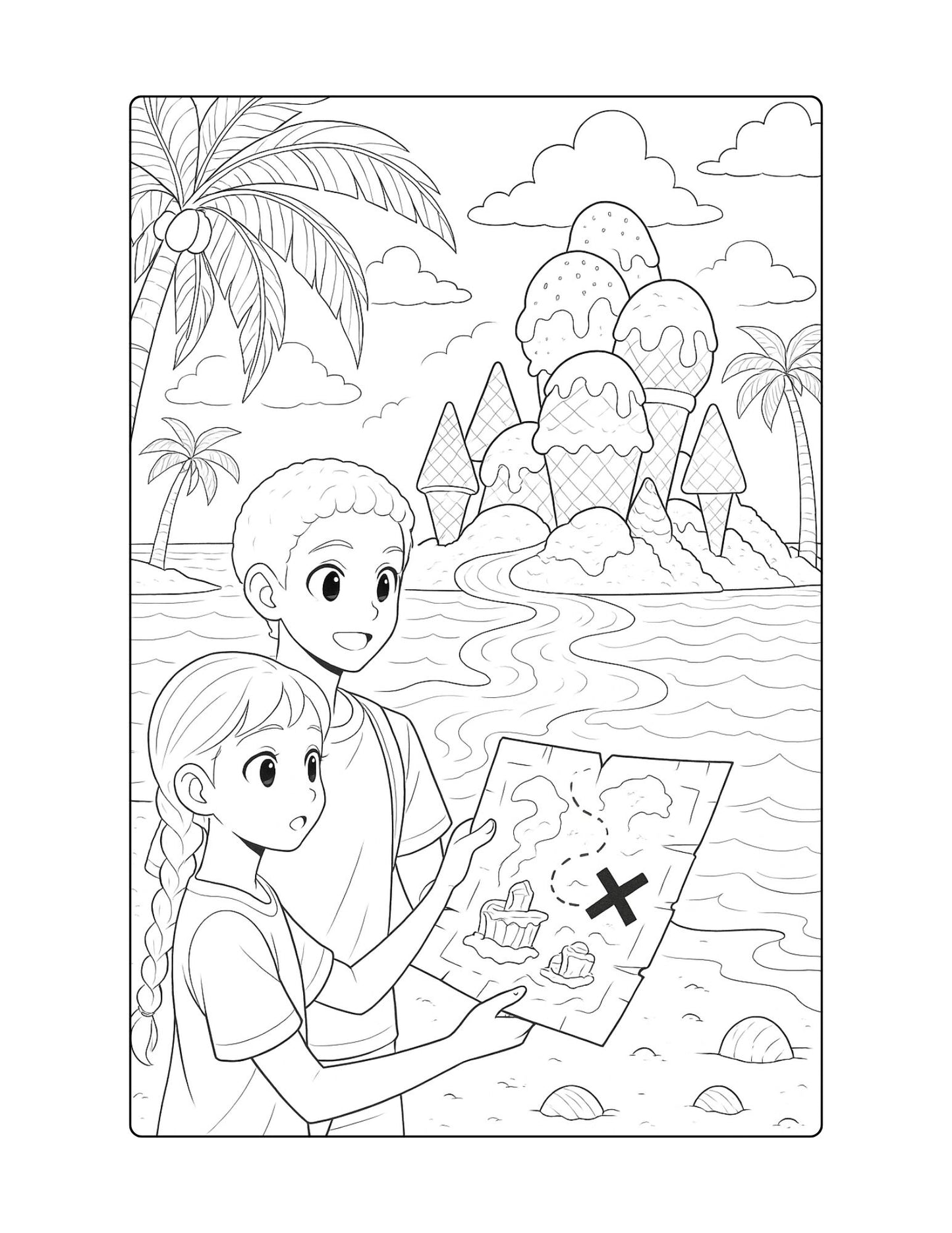 Third Grade Reading Fluency Ice Cream Coloring Pages