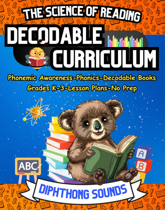 Structured Literacy Decodable Book Curriculum Diphthongs