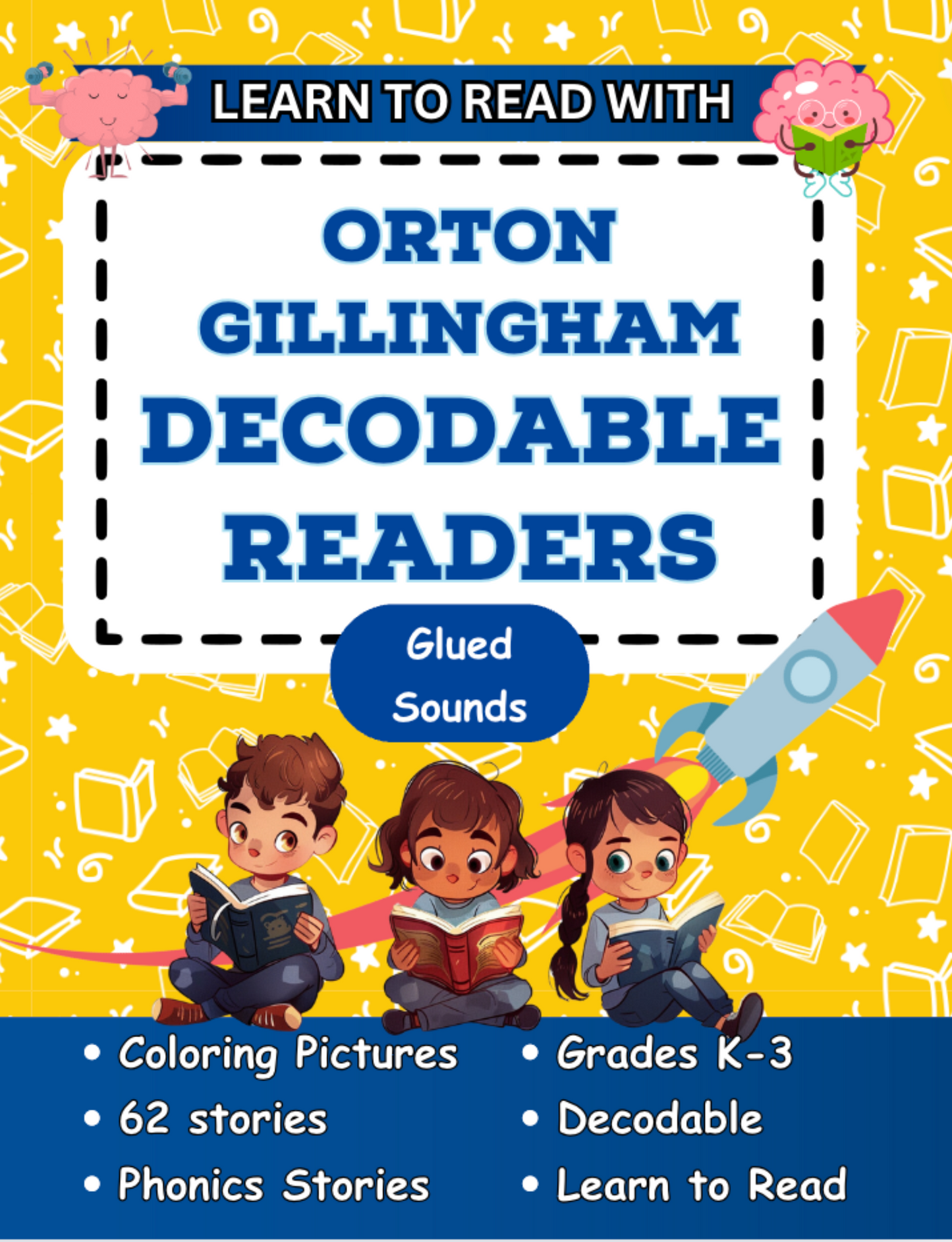 Orton Gillingham Decodable Readers Glued Sounds