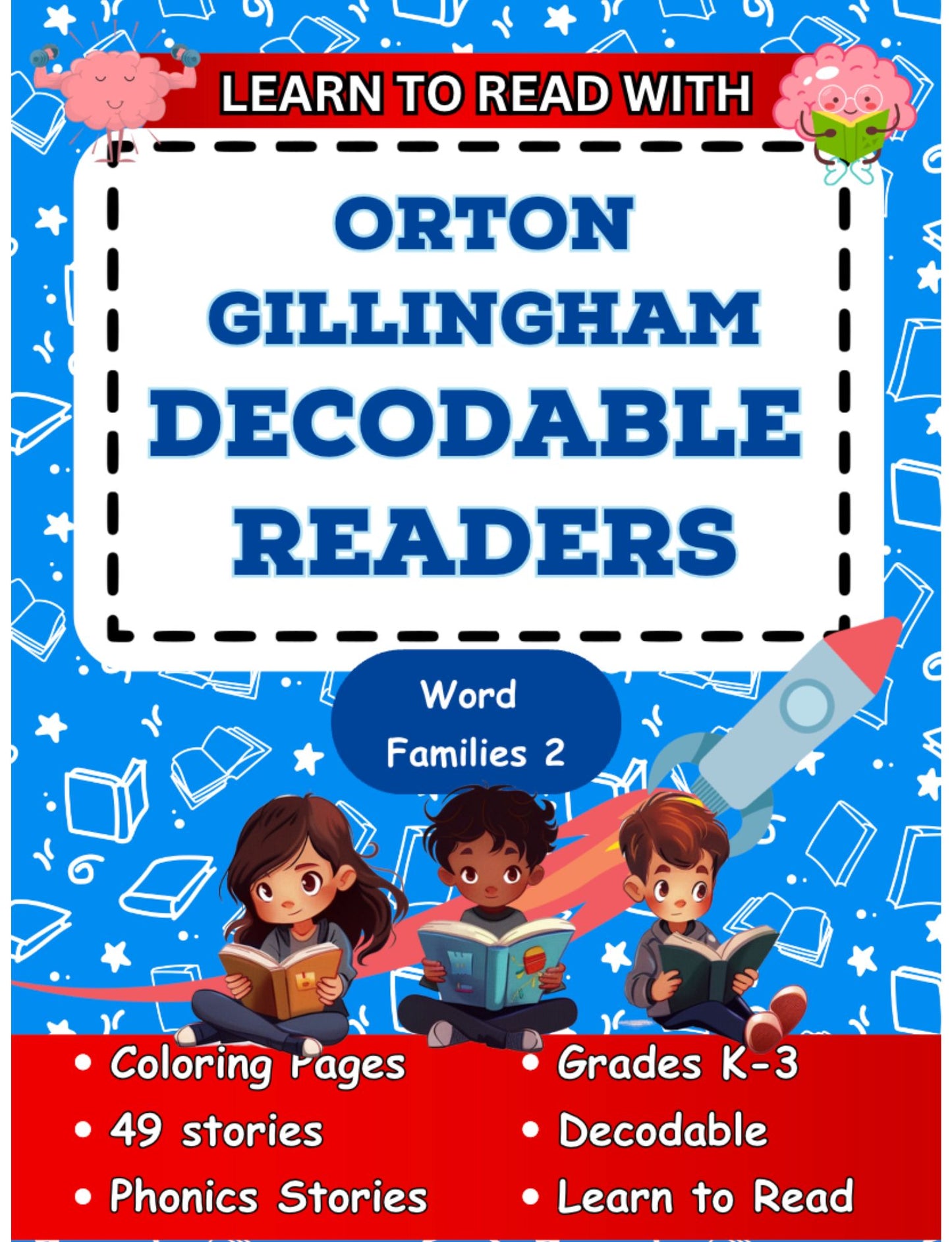 Decodable Coloring Book Word Families 2