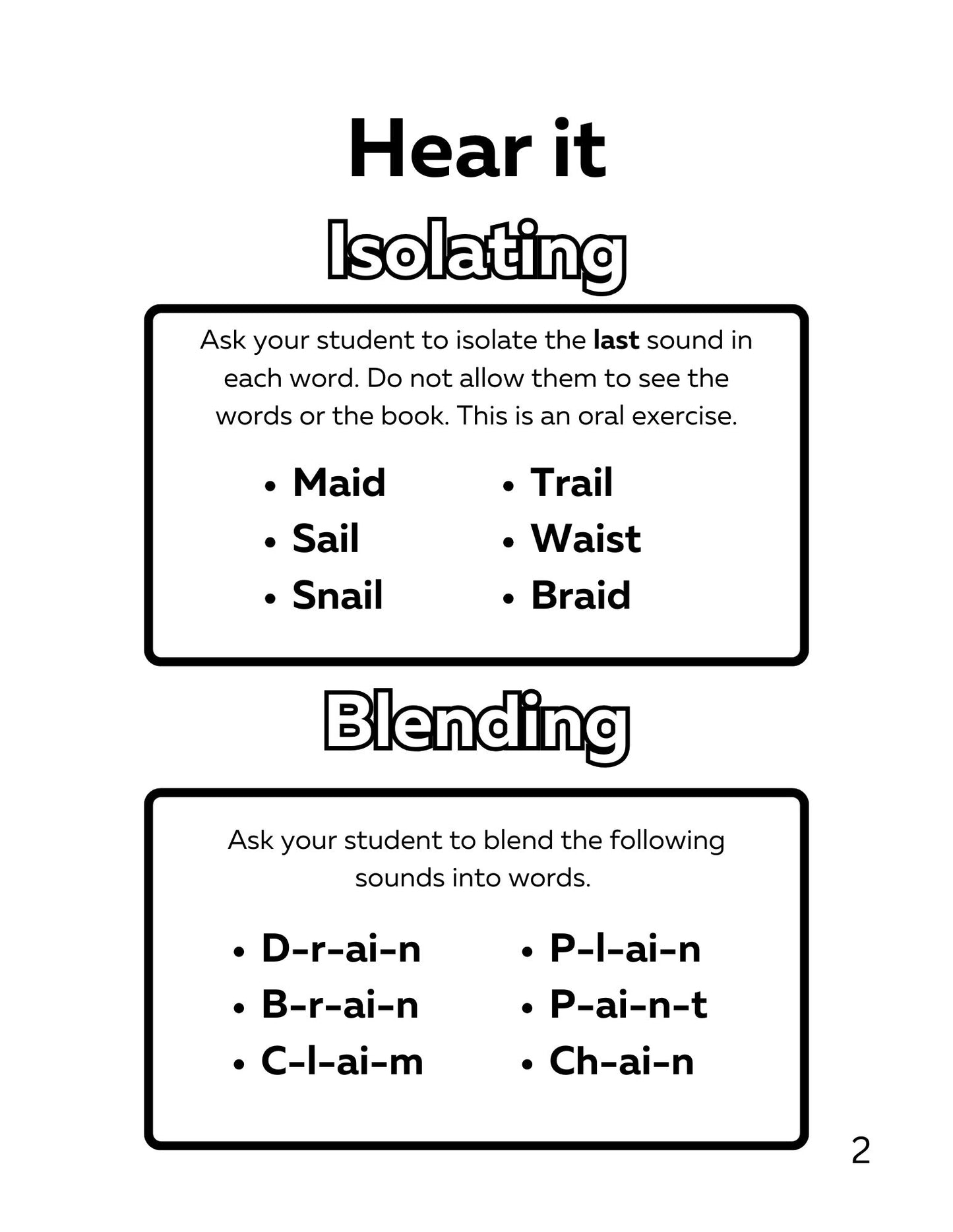 Structured Literacy Decodable Book Curriculum Digraphs
