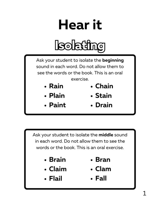 Structured Literacy Decodable Book Curriculum Ending Blends