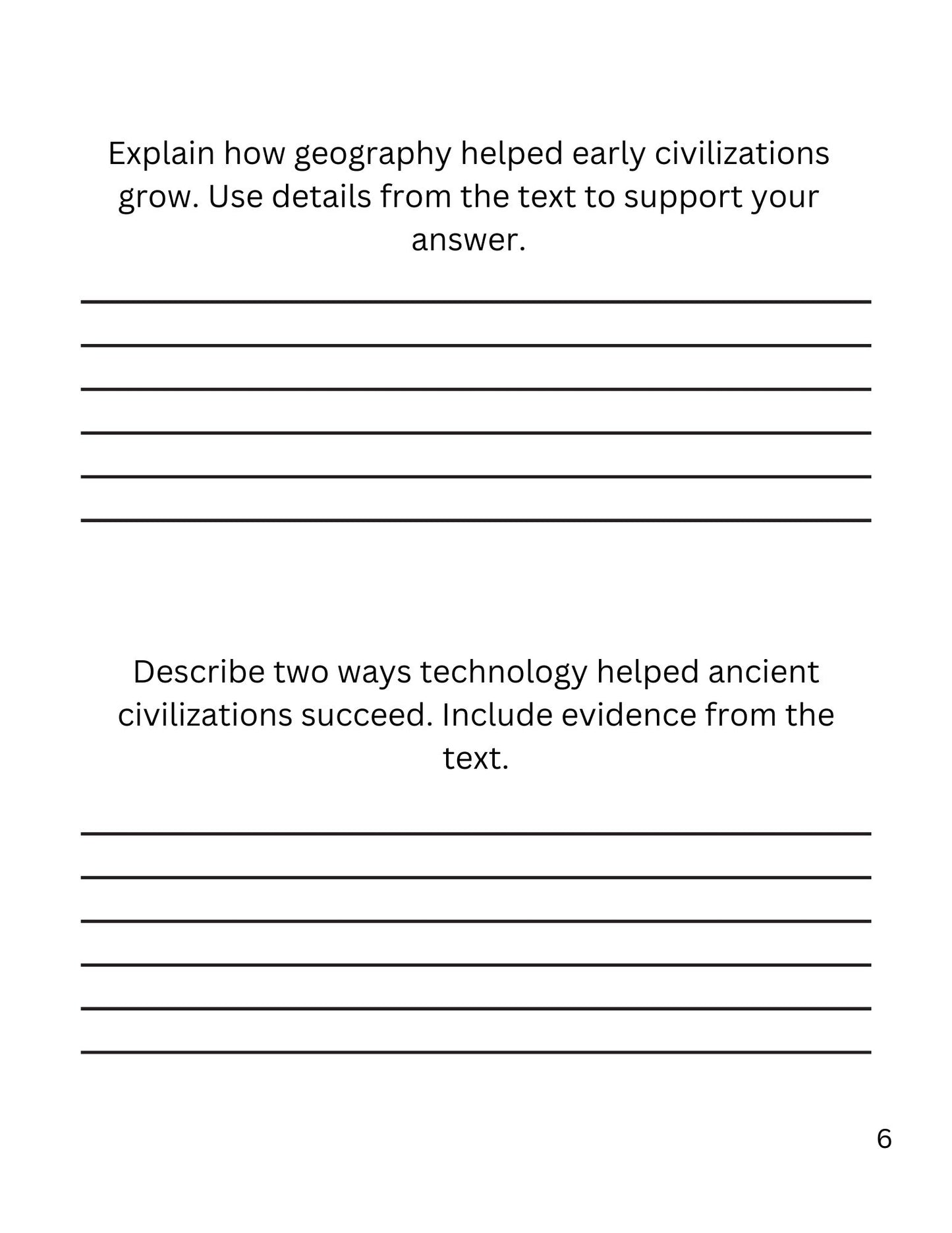 WIZ KIDS READING TEST GRADE 5: Ancient Civilizations of The World