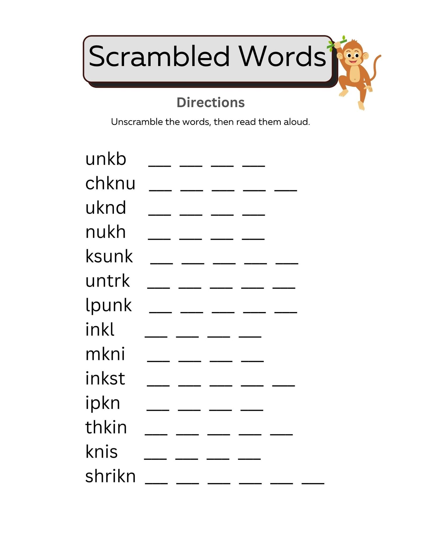 The Science of Reading Decodable Readers: Word Families 2 Phonics Workbook