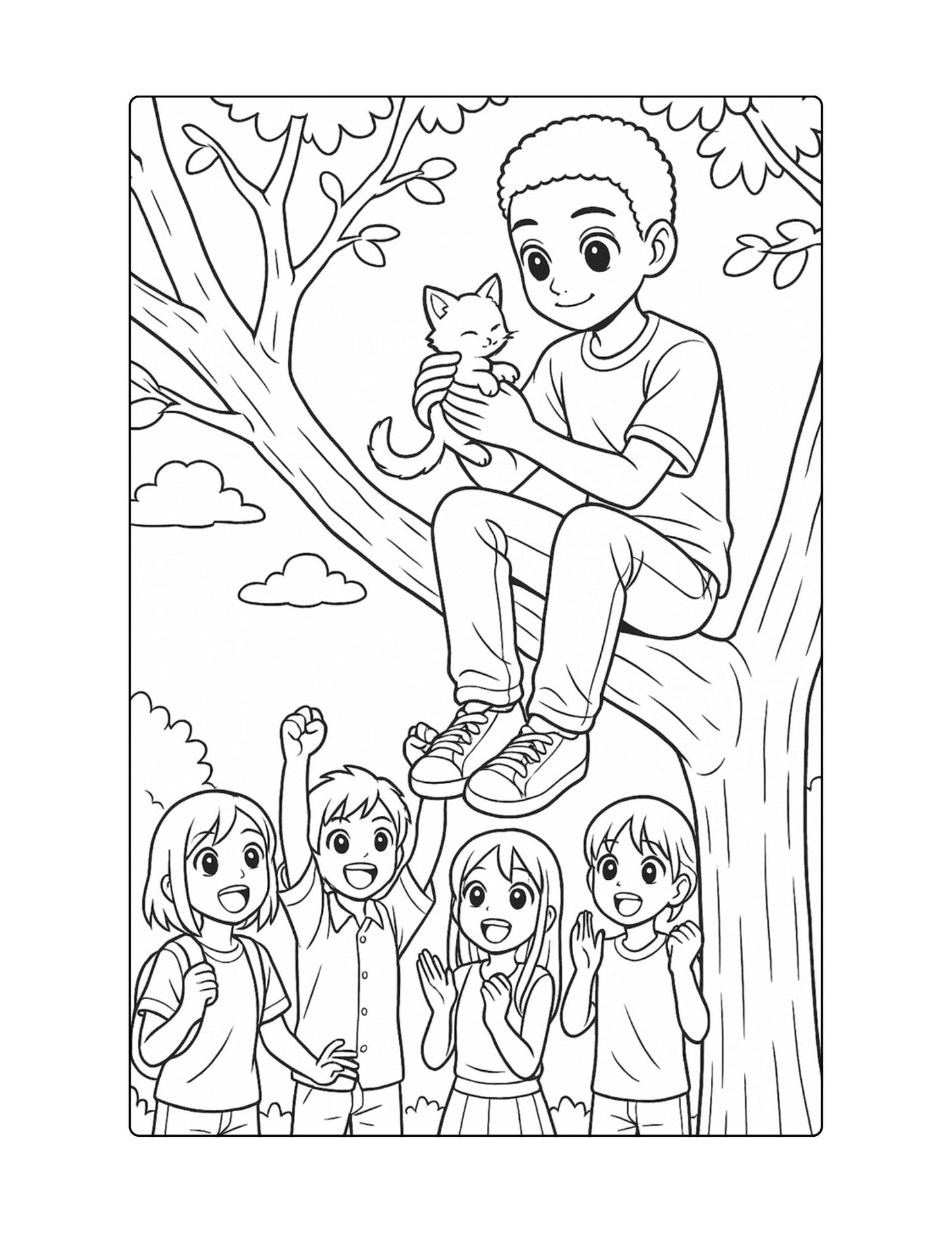 Anime Coloring Pages Reading Fluency for Second Grade