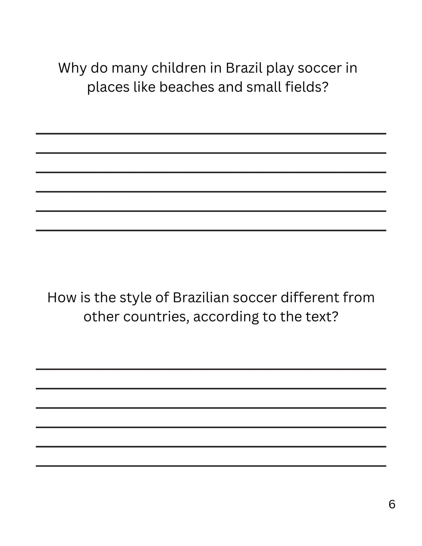 Wiz Kids Reading Test Grade Four: Sports Around the World