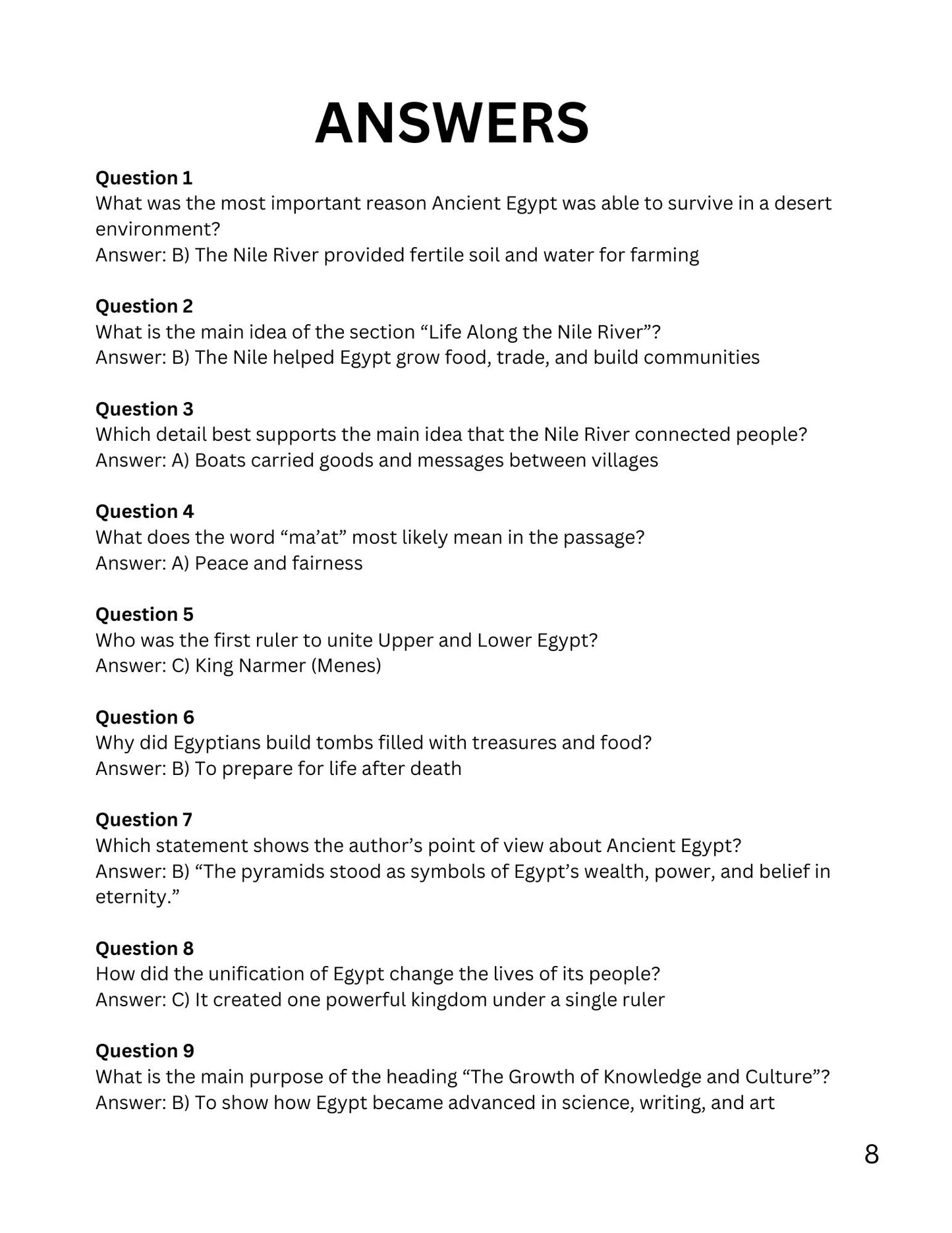 WIZ KIDS READING TEST GRADE 5: Empires That Shaped History