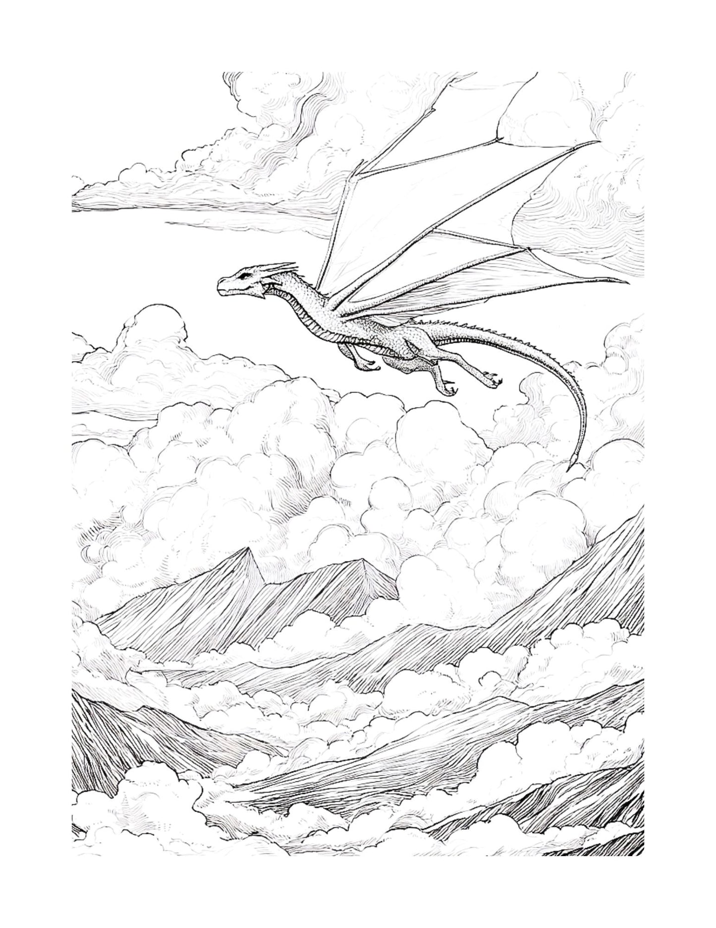 Dragon Coloring Pages Reading Fluency: Third Grade