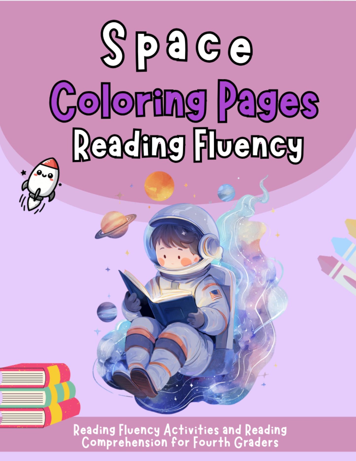 Fourth Grade Reading Fluency Space Coloring Pages
