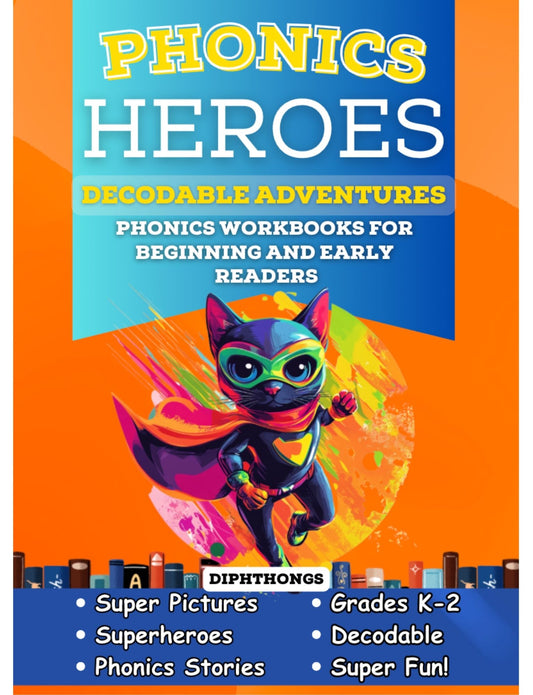 Phonics Heroes Decodable Readers: Diphthongs