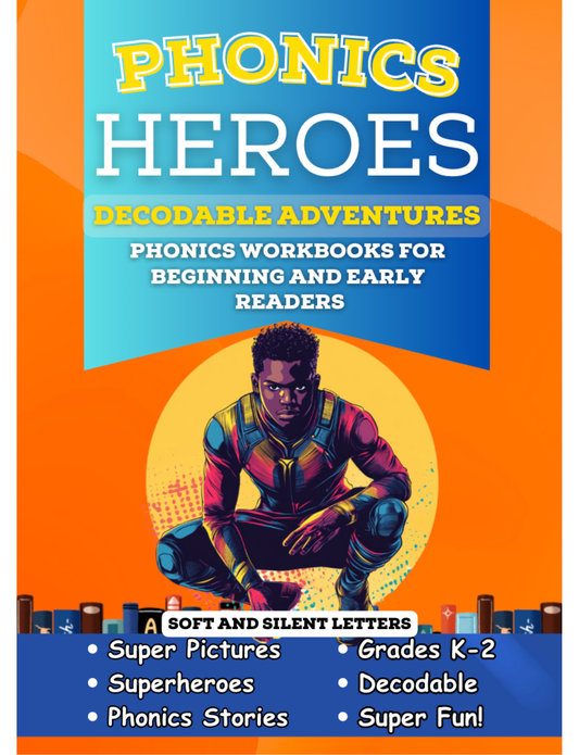 Phonics Heroes Decodable Readers: Soft and Silent Letters