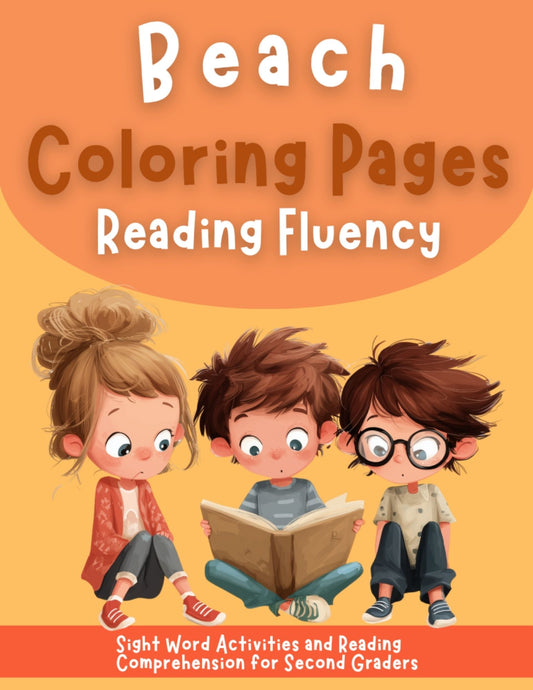 Beach Coloring Pages Second Grade Reading Fluency