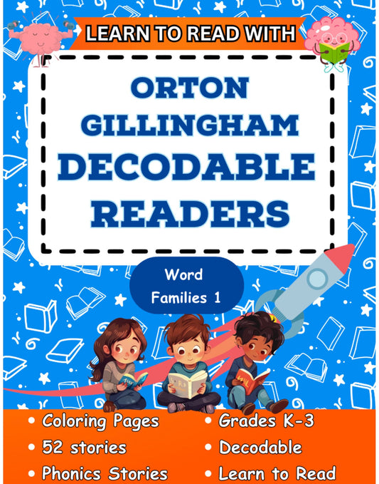 Free Decodable Coloring Pages for Word Families