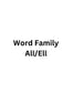 Decodable Coloring Pages for Word Families