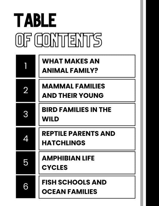 WIZ KIDS READING TEST GRADE 5: ANIMAL FAMILIES