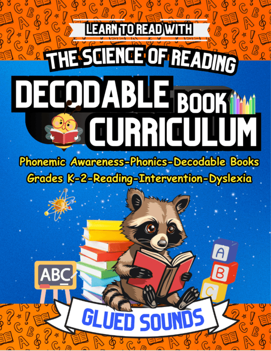 Structured Literacy Decodable Book Curriculum Glued Sounds