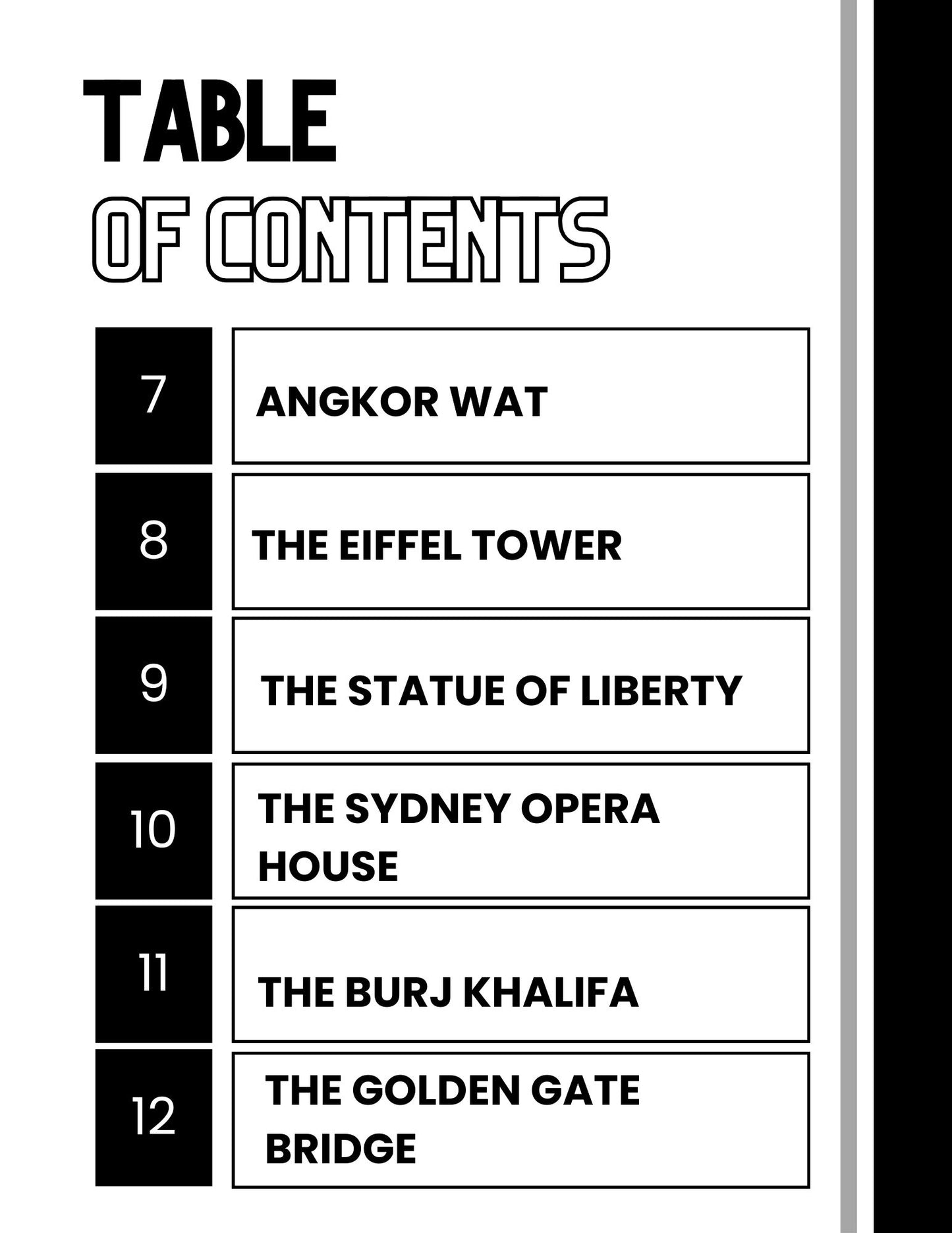 WIZ KIDS READING TEST GRADE 5: Great Structures of History