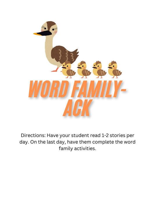 The Science of Reading Decodable Readers: Word Families Book 1