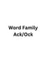 Decodable Coloring Pages for Word Families