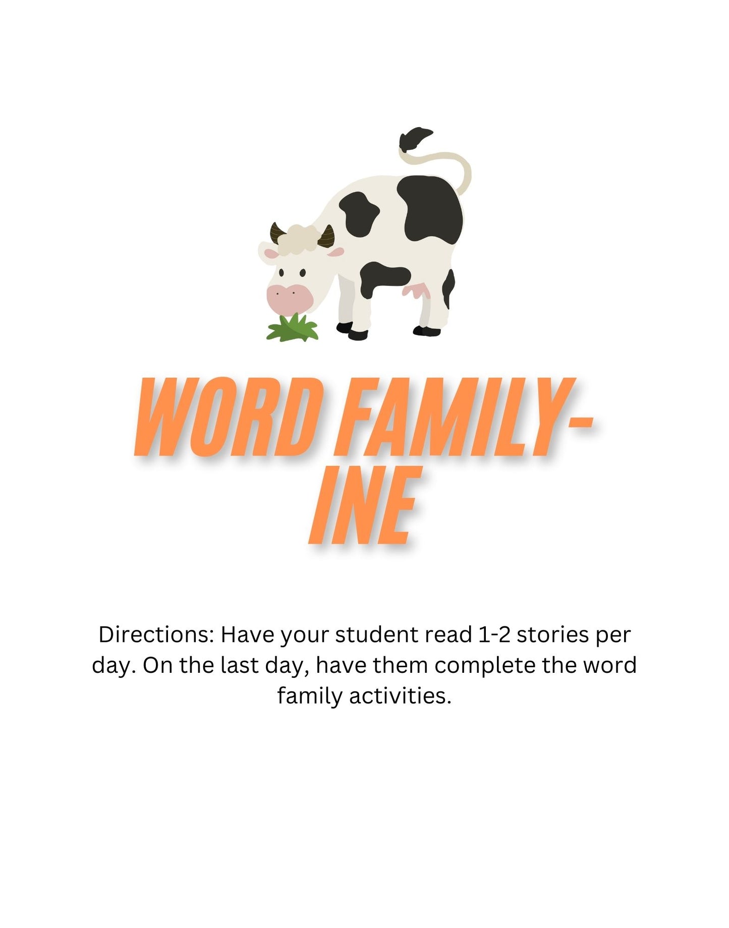 The Science of Reading Decodable Readers: Word Families 4 Phonics Workbook